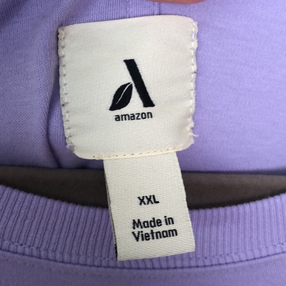 Cotton knit Dress. Cottagecore. Amazon Aware. XXL fits 1X. Plus size. Lavender. - Picture 6 of 8